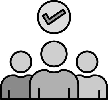 İş ve finans simgesinin vektör illüstrasyonu