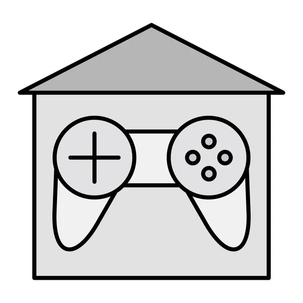 Game Center Web Icon Vector Illustration — Vetor de Stock