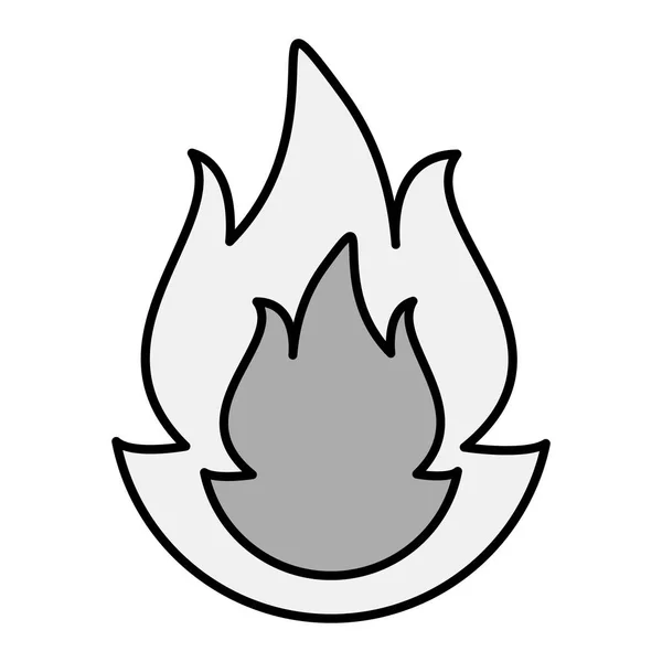 Ilustracja Wektorowa Ikony Pożaru — Wektor stockowy