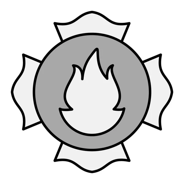 Ilustración Vectorial Del Icono Del Emblema — Vector de stock