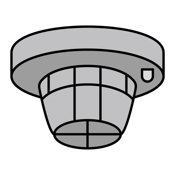 Fire Detector Web Icon Simple Illustration — Image vectorielle
