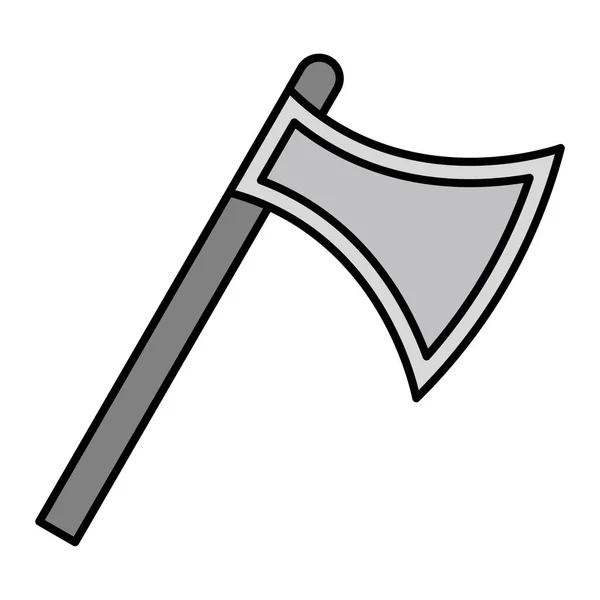 Axe Icon Thin Line Symbol Vector Illustration — Vector de stock