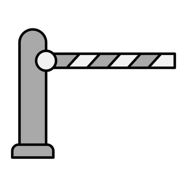 Barrière Pictogram Vector Illustratie — Stockvector