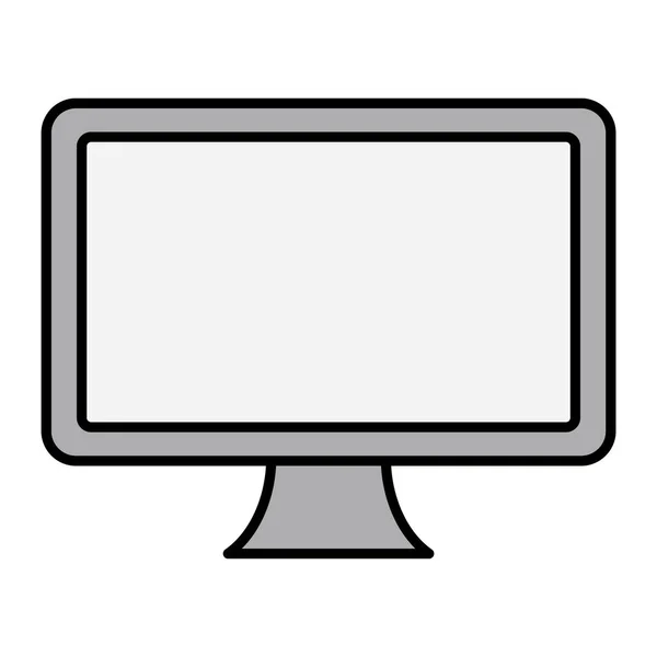 Monitor Icon Vektor Illustration — Stockvektor