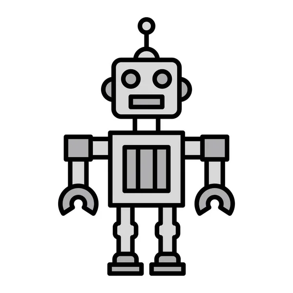 ロボットアイコンベクトルイラスト — ストックベクタ