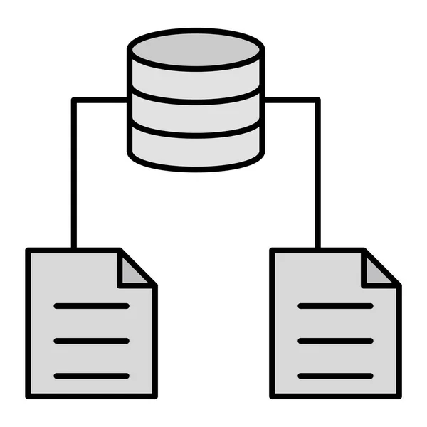 Safe Documents Simple Illustration — Vetor de Stock