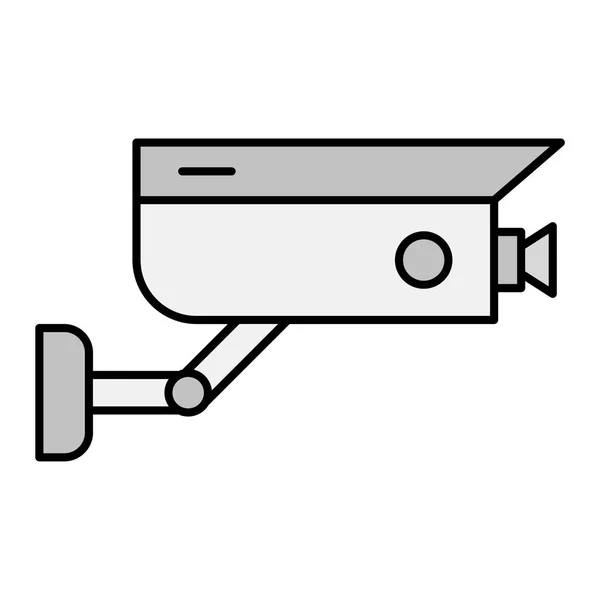 Cctv Camera Web Icon Vector Illustration — Stockový vektor