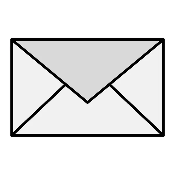 Envelope Mail Icon Isolated White Background — стоковый вектор