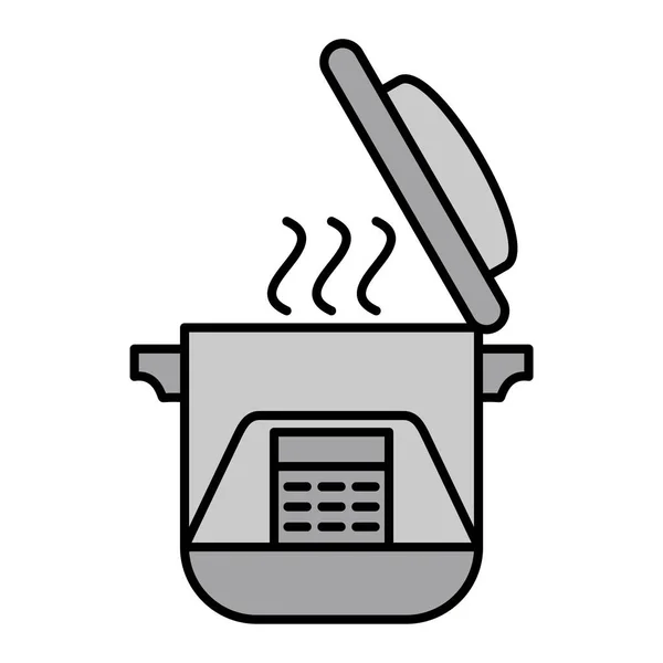 Cooking Icon Outline Illustration Pan Vector Icons Web — Stok Vektör