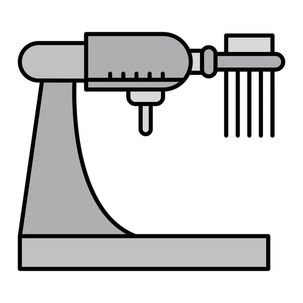 Ilustração Vetorial Ícone Pasta Machine —  Vetores de Stock