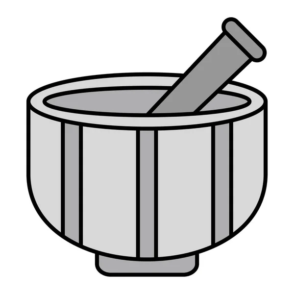 Mortar Modern Icon Vector Illustration — Stock vektor