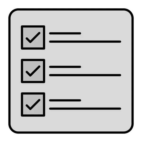 Checklist Modern Icon Vector Illustration — Stock vektor