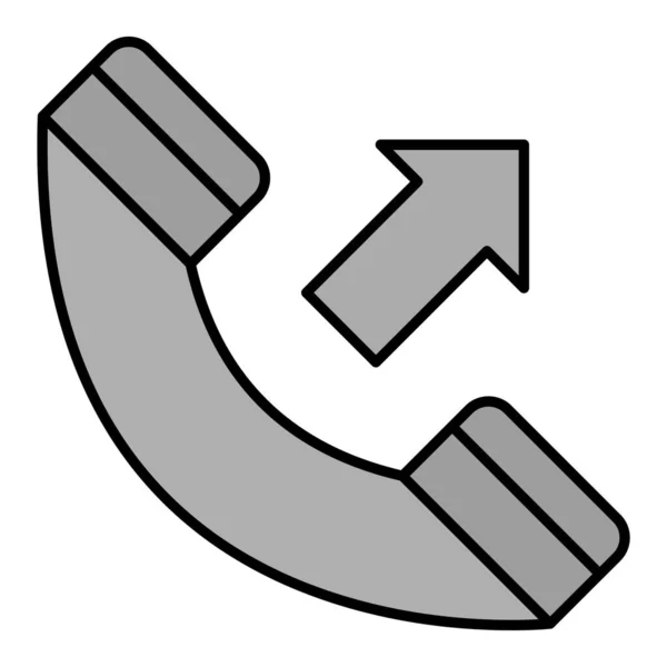 Telefon Simgesi Vektör Illüstrasyonu — Stok Vektör