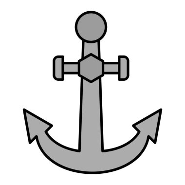 çapa simgesi vektör illüstrasyonu