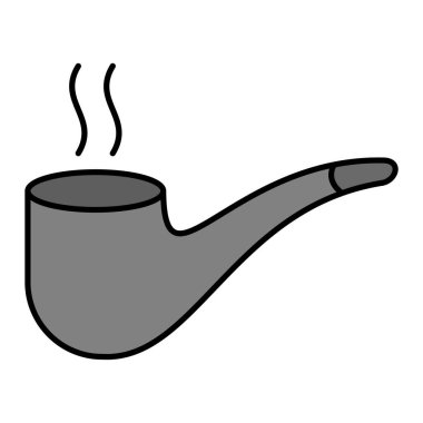 tüten pipo ikonu. düz dizayn biçimi 10