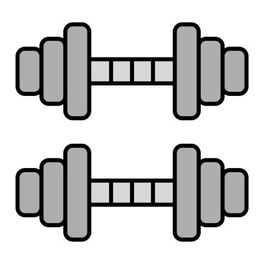 fitness ekipmanı simgesi vektör illüstrasyon grafik tasarımı