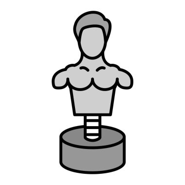 Elinde kupa tutan bir kadının vektör çizimi