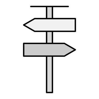 işaret posta simgesi vektör illüstrasyonu