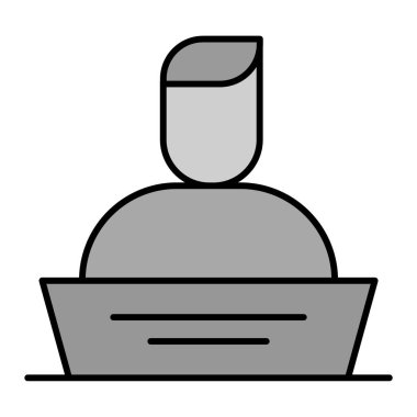 Şapkalı bir kadının vektör çizimi