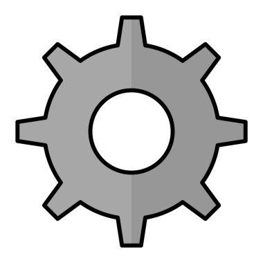 Teçhizat Web simgesi basit illüstrasyon