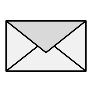 zarf e- posta simgesi vektör illüstrasyon grafik tasarımı