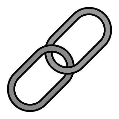 bağlantı simgesi vektör illüstrasyonu