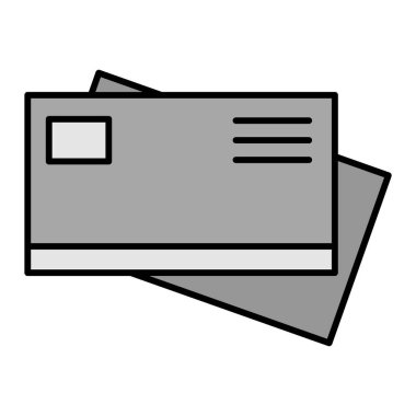 Para simgesi vektör illüstrasyon tasarımlı cüzdan