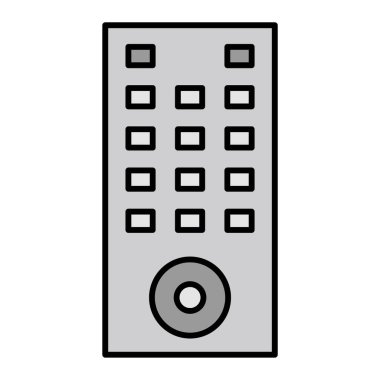 Otelde. Web simgesi basit illüstrasyon