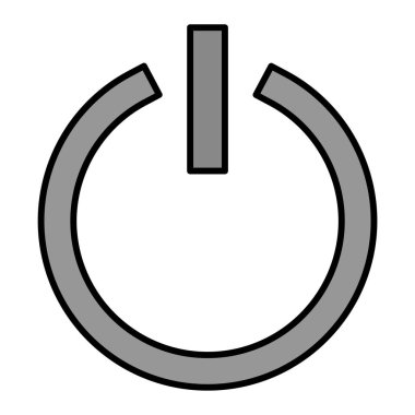 güç arz ikonu vektör illüstrasyonu