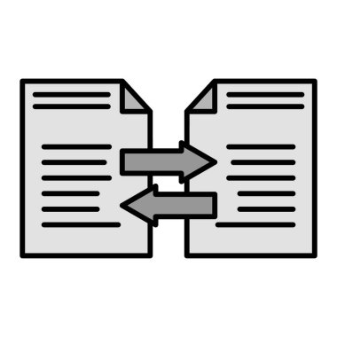 belge simgesi. beyaz arkaplanda izole edilmiş kontrol listesi vektör çizgisi tasarımı çizelgesi