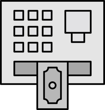 Cep telefonu. Web simgesi basit illüstrasyon