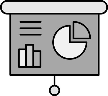 İş sunumu. Basit resimleme