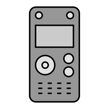 cep telefonu aygıtı simgesi. Uzaktan kumandalı akıllı telefon vektör resimleme çizelgesi. beyaz arkaplanda izole