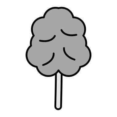 Tatlı patates ikonunun vektör çizimi