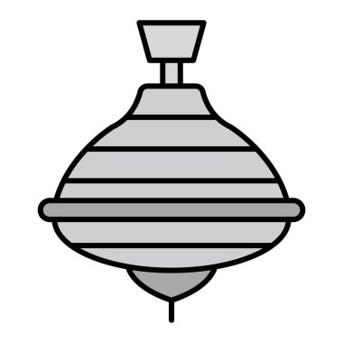 Bir cadı simgesinin vektör illüstrasyonu