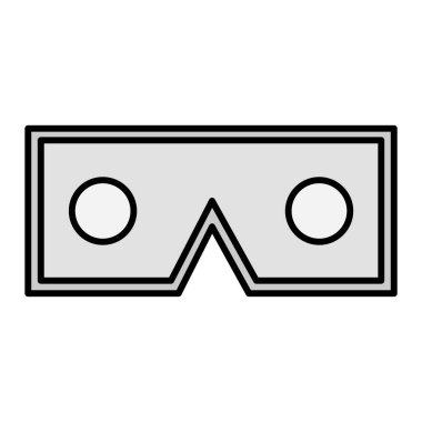 gözlük ikonu vektör illüstrasyonu