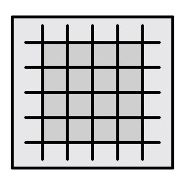 futbol oyunu ikon vektör illüstrasyonunun ızgarası