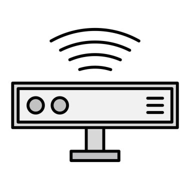 Hareket Algılayıcı simgesi vektör çizimi