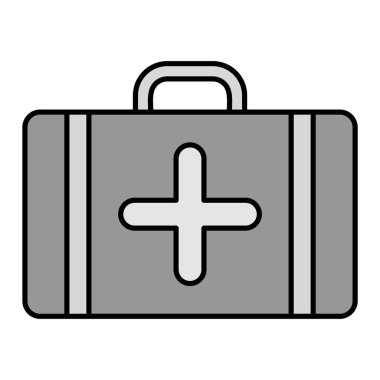 İlk Yardım Kiti modern simge vektör çizimi