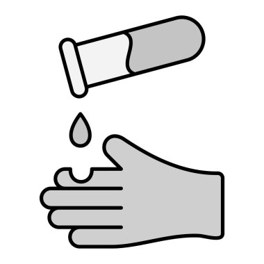 Aşındırıcı modern simge vektör illüstrasyonu