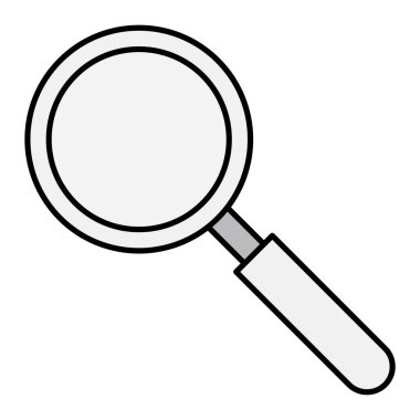 Modern simge vektör illüstrasyonu büyütülüyor