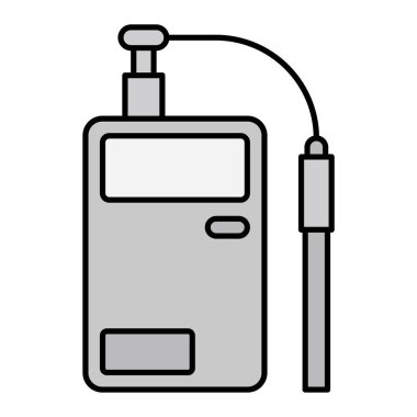 PH Metre modern ikon vektör illüstrasyonu
