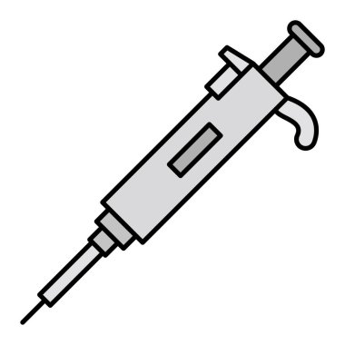 Pipette modern simge vektör çizimi