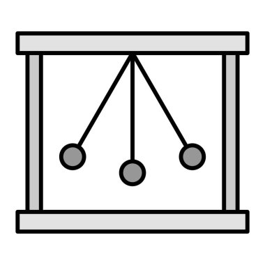 Sarkaç simgesinin vektör illüstrasyonu