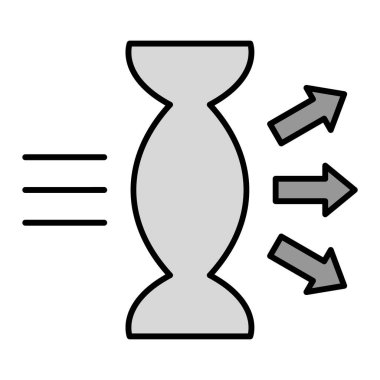 Dağılım. Web simgesi basit illüstrasyon