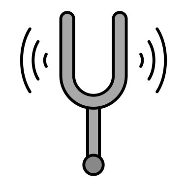 Akort Çatalı. Web simgesi basit illüstrasyon