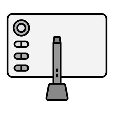 Çizim Tableti simgesinin vektör çizimi