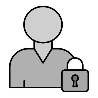 Özel Hesap simgesi vektör illüstrasyonu