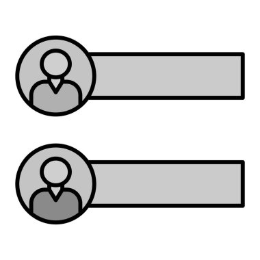 kullanıcı arayüzü simgesi. Web için iş pictogram vektör simgelerinin düz çizimi