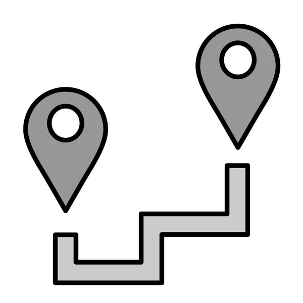 Значок Місця Розташування Векторні Ілюстрації — стоковий вектор